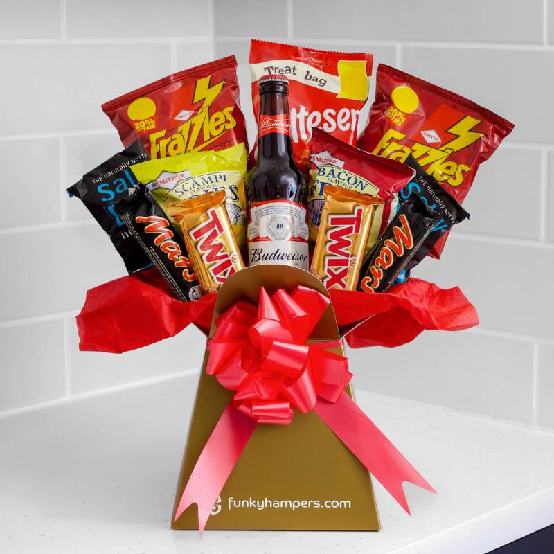 The Beer and Bar Snacks Bouquet