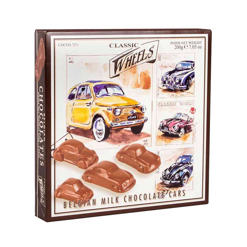 Belgian Milk Chocolate Cars