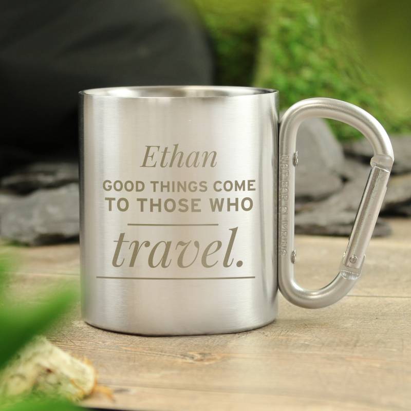 Personalised 'Any Message' Metal Mug