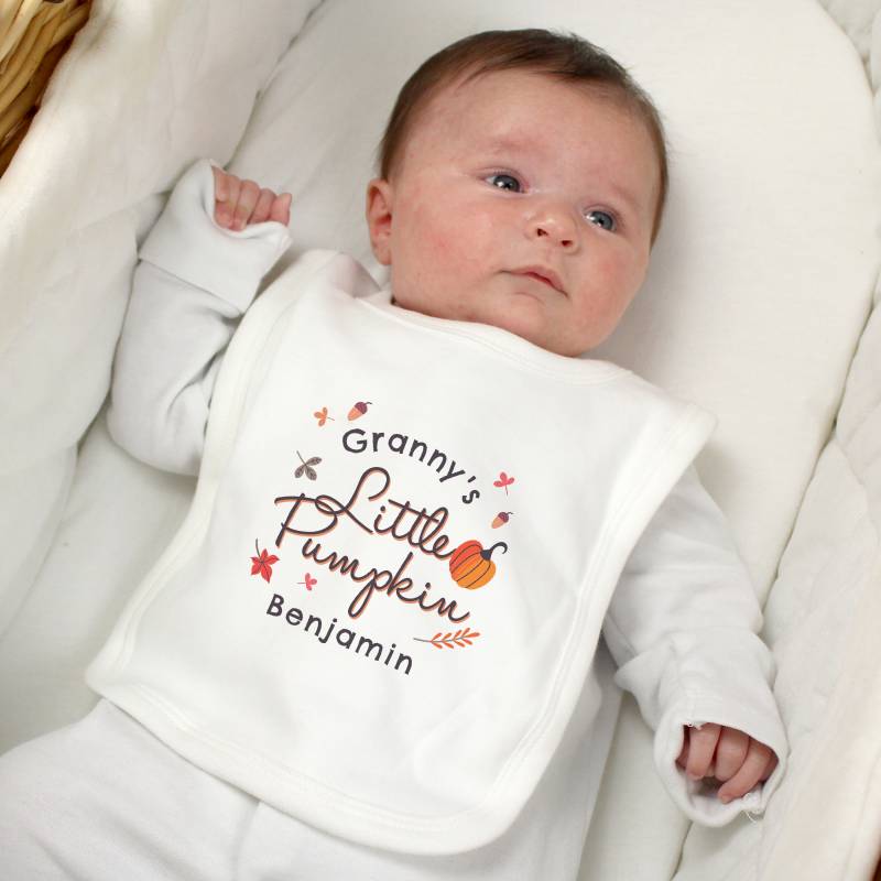 Personalised Little Pumpkin Bib