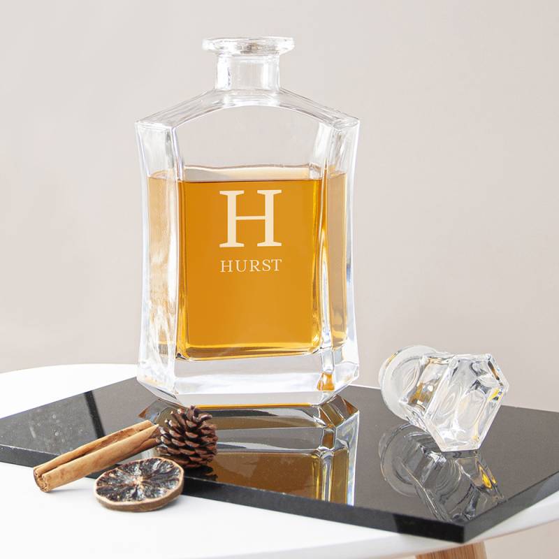 Personalised Luxury Monogram Decanter